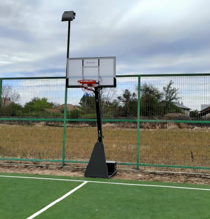 Sistem baschet Master Sport Court Pro 305  cu suport, mobil, inaltime reglabila [1]