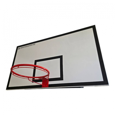 Sistem baschet perete Anastasia Sport – Panou 180x105 cm, Inel fix si Plasă Tricoloră [2]