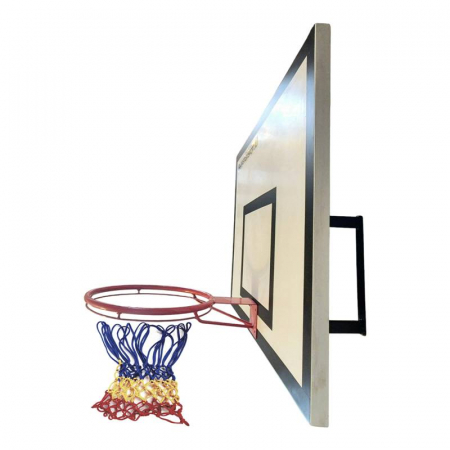 Sistem baschet perete Anastasia Sport – panou fibra sticla 120x90 cm, consola, inel si plasa