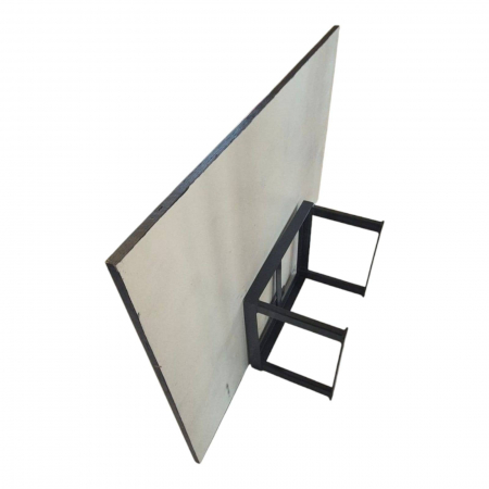 Wall-Mounted Basketball System – TEGO 120x90 cm Backboard, Bracket, Fixed Hoop, and Net [6]