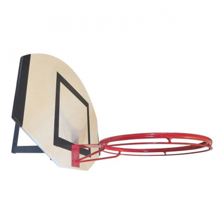 Anastasia Sport STREETBALL Wall-Mounted Basketball System – TEGO 120x70 cm Backboard, Bracket, Hoop & Net [4]