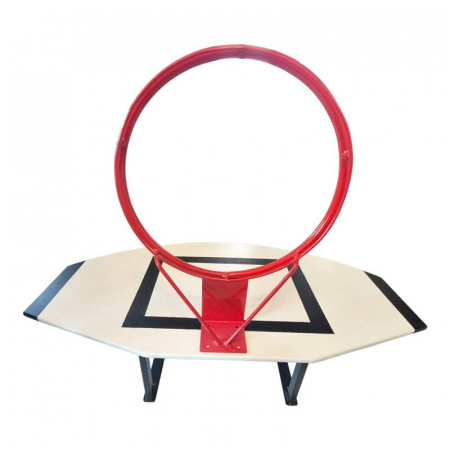 Anastasia Sport STREETBALL Wall-Mounted Basketball System – TEGO 120x70 cm Backboard, Bracket, Hoop & Net [1]