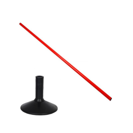 Stalp slalom 120 cm Sportech cu baza cauciuc [1]