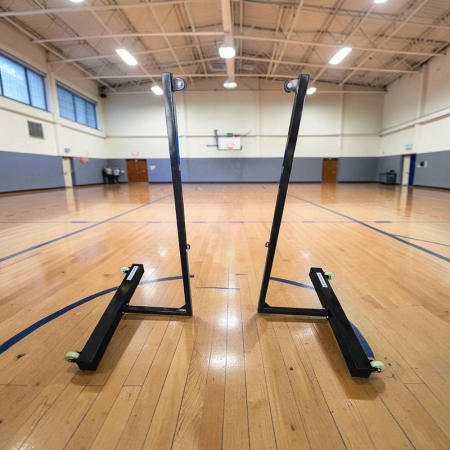 Stalpi badminton mobili Anastasia Sport cu contragreutate si roti [1]