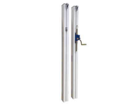 Stalpi de tenis camp din aluminiu cu profil 80x80 mm (set) [3]