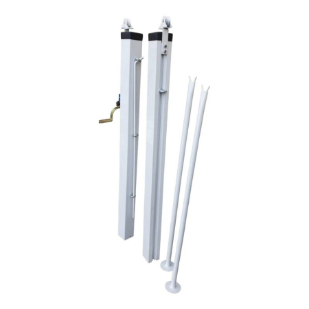 Stalpi de tenis camp din aluminiu cu profil 80x80 mm (set) [4]