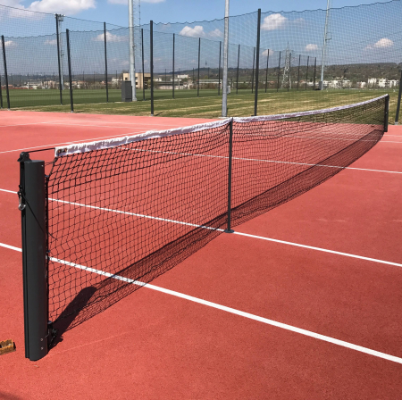 Alte sporturi - Stalpi de tenis camp din aluminiu cu profil 120x100 mm (set) -