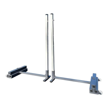 Volei - Stalpi si fileuri - Stalpi multifunctionali mobili Anastasia Sport V3 – Volei, Badminton, Tenis