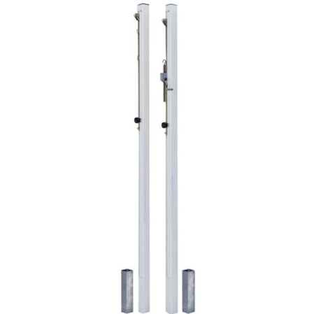 Stalpi volei Anastasia Sport profil aluminiu 80x80 mm cu inaltime reglabila [1]