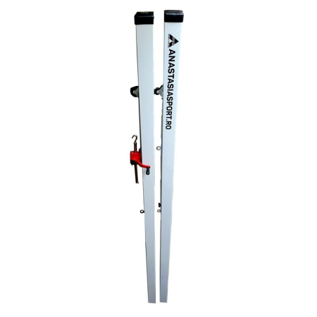 Anastasia Sport Volleyball Poles, 80x80 mm Aluminum Profile, Adjustable Height Net