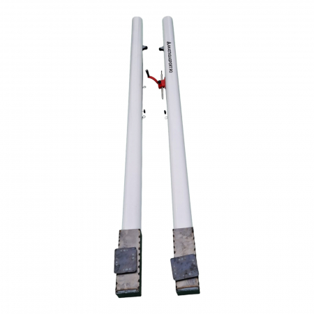 Stalpi volei Anastasia Sport profil aluminiu oval 120x100 mm, inaltime reglabila a fileului [15]