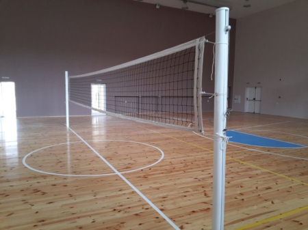 Anastasia Sport Volleyball Posts, Oval Aluminum Profile 120x100 mm, Adjustable Height
