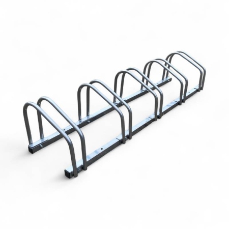 Mobilier urban, fitness outdoor - Suport biciclete 5 locuri „Silver”