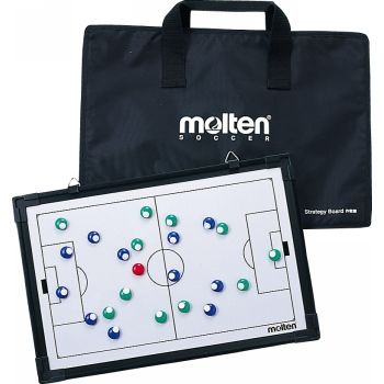 Table tacticemagnetice fotbal,  fluiere și cronometre, cartonașe - Tabela de strategie / tactica fotbal Molten MSBF