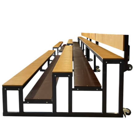 Retractable mobile bleachers TR-CT, 3 rows, 5 modules, 50 seats [4]