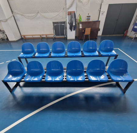 Tribuna modulara pentru spectatori 12 locuri, 2 randuri [9]