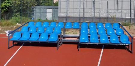Tribuna modulara pentru spectatori 18 locuri, 3 randuri [13]