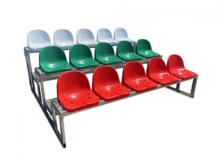 Tribuna modulara pentru spectatori 18 locuri, 3 randuri [10]