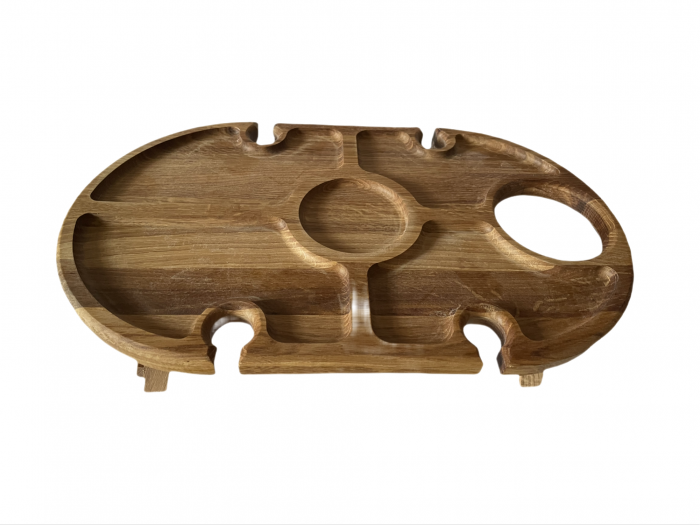 Platou mare de servire cu picioare pliabile [2]