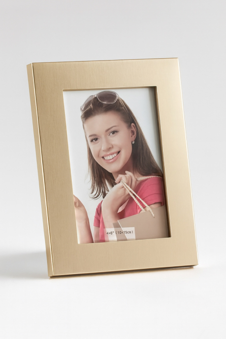 Ramă foto metalică aurie – vedere frontală [3]