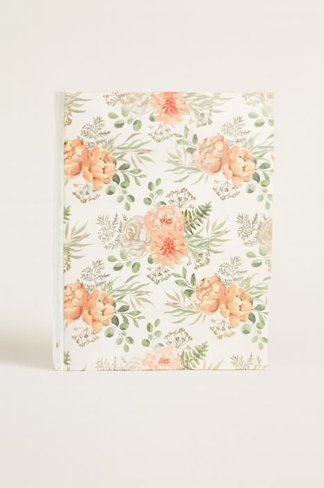 Set 3 Cutii Cadou Tip Carte-Design Floral Pastel pe Fundal Alb-Ambalaj Elegant 3 în 1 [2]