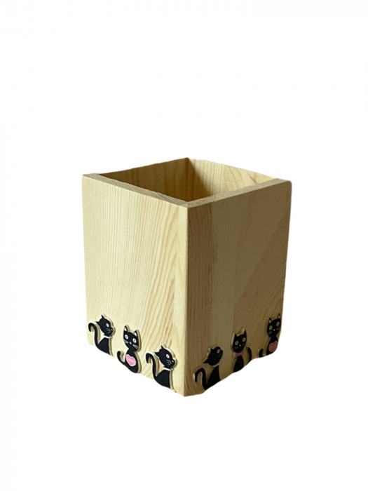 Suport pentru instrumente de scris Black Cats [1]