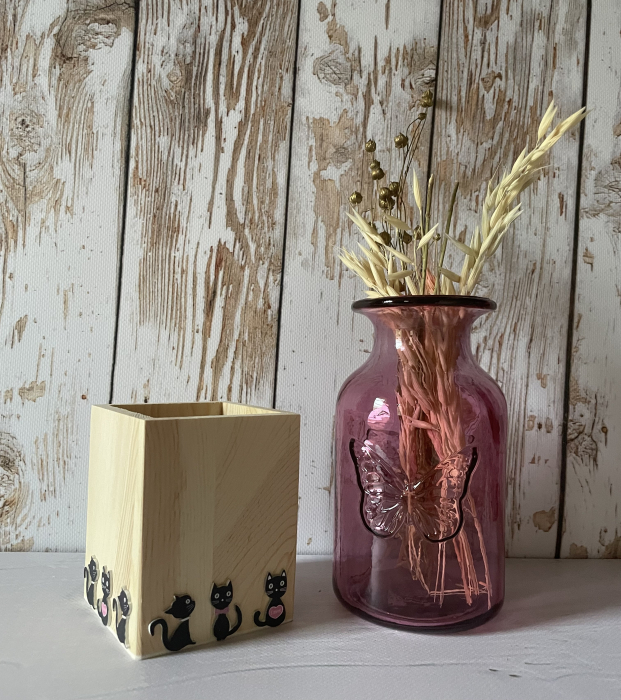 Suport pentru instrumente de scris Black Cats [2]