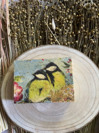 Cutie decorativă cu oglindă Birds [1]