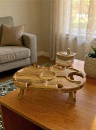 Platou mare de servire cu picioare pliabile [3]