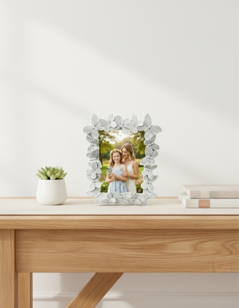 Rama foto alba fluturi [6]