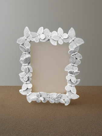 Rama foto alba fluturi [7]