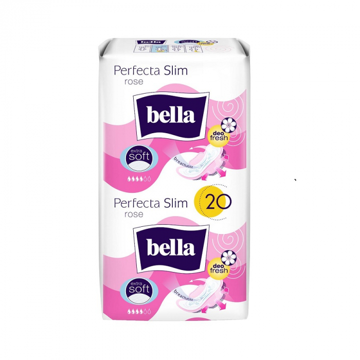 Absorbante Bella Perfecta Slim Rose Extra Soft Deo, 20 buc [1]