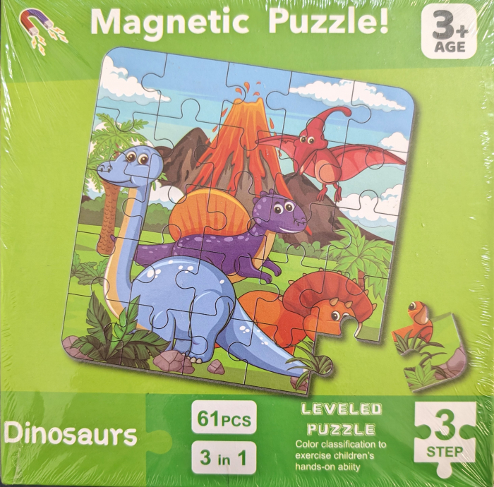 Puzzle magnetic - Dinozauri [3]
