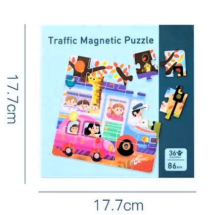 Puzzle magnetic - Traffic [3]