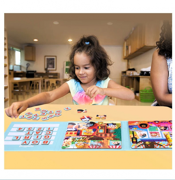 Puzzle magnetic - Printesa [5]