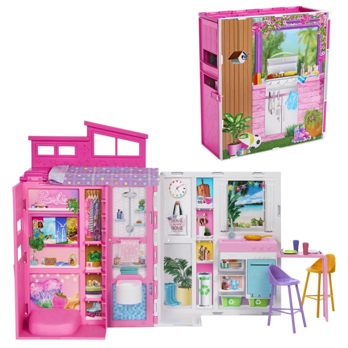 BARBIE CASA DE PAPUSI BARBIE CU 4 ZONE PLIABILA [2]