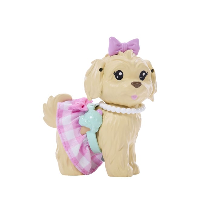 BARBIE TWINNING LOOKS SET PAPUSA BARBIE BLONDA SI CATEL CU ACCESORII [6]