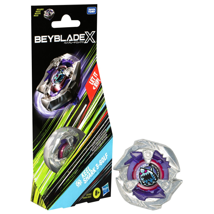 BEYBLADE X LET IT RIP SPIRALA KEEL SHARK 3-60LF [3]