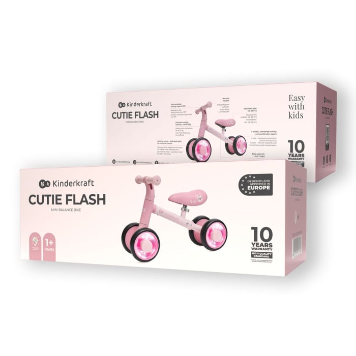 BICICLETA ECHILIBRU CUTIE FLASH, PINK [1]