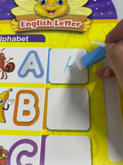 Caiet cu marker. Invata literele [2]