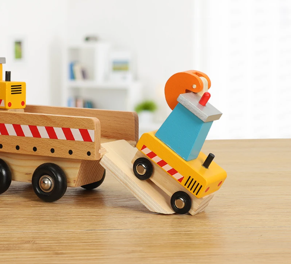 Camion de lemn cu 2 vehicule [2]