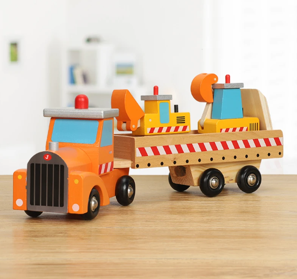 Camion de lemn cu 2 vehicule [3]