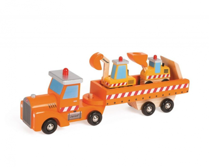 Camion de lemn cu 2 vehicule [4]