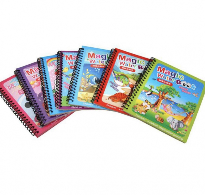 Carte magica de colorat cu apa UNICORNI [3]