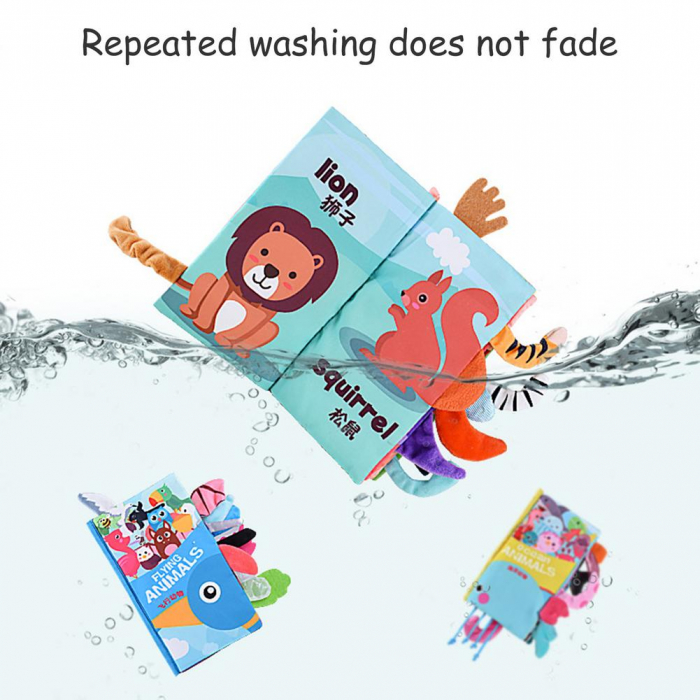 Carte senzoriala pentru bebelusi. Animale salbatice [2]