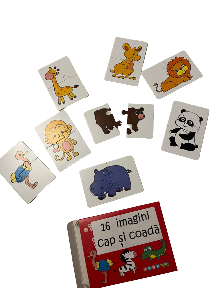 Cartonase de asociere din doua piese. Animale [2]