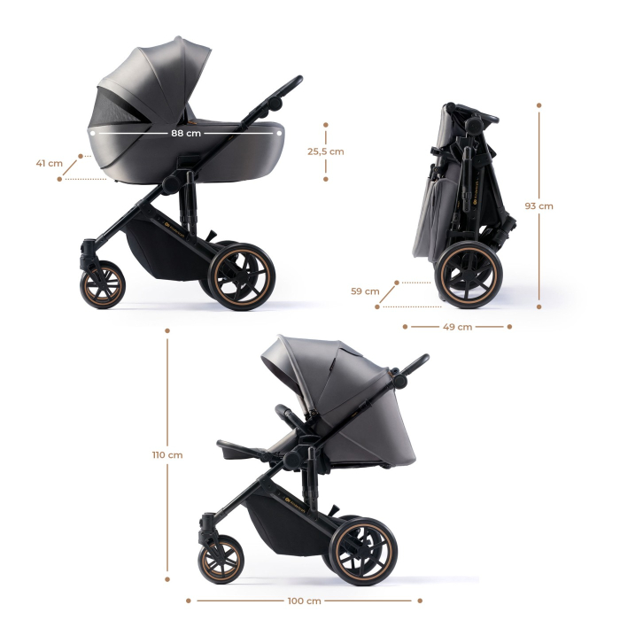 CARUCIOR 3 IN 1 KINDERKRAFT PRIME 2 3IN1 MINK PRO GREY [5]