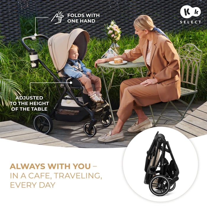 CARUCIOR KINDERKRAFT YOXI 3IN1 (MINK PRO) BEJ NISIP [5]