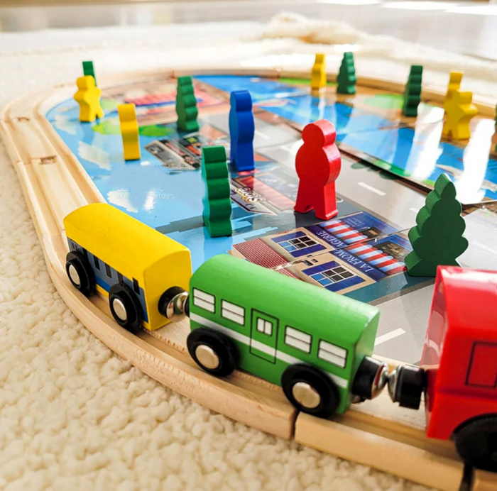 Circuit tren din lemn [2]
