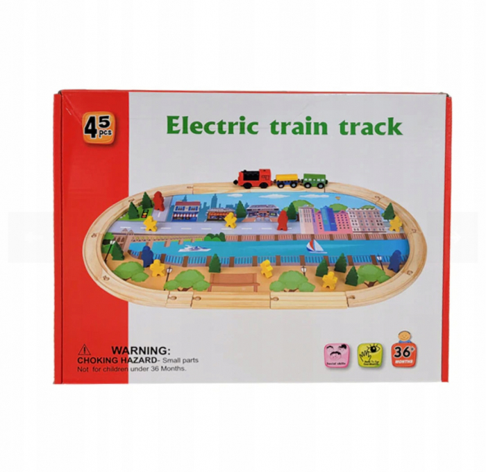 Circuit tren din lemn [4]
